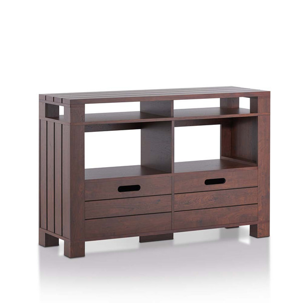 Furniture of America YNJ-15411C6 Bethany Traditional Multi-Storage Console Table