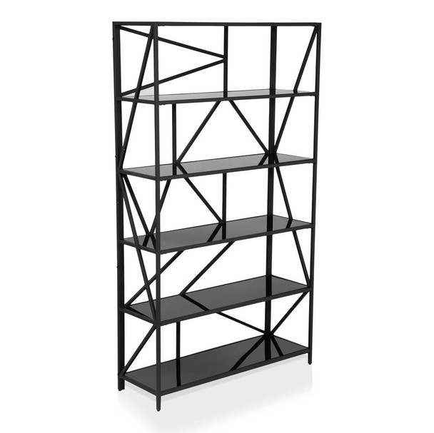 Furniture of America IDF-AC578 Ginrel 5-Shelf Bookcase