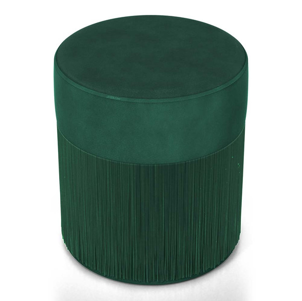 Furniture of America IDF-OT5662GR Mozyrt Fabric Ottoman in Green