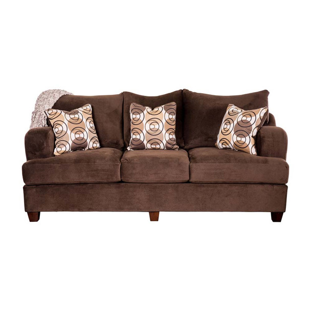 Furniture of America IDF-6131-SF Leora Transitional Upholstered Sofa