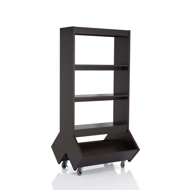 Furniture of America YNJ-1533C5 Bethusa Contemporary 5-Shelf Bookcase