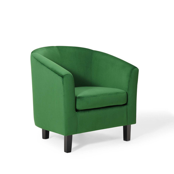 Modway Prospect Performance Velvet Armchair EEI-4137-EME- Emerald