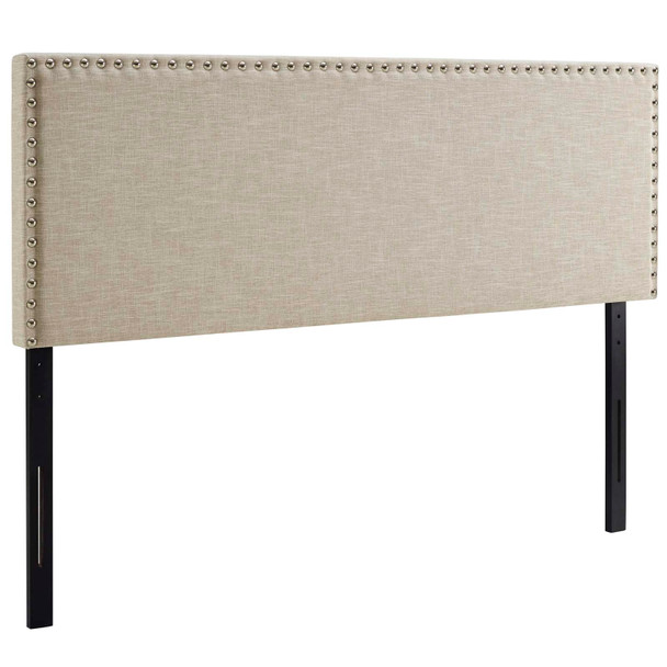 Modway Phoebe King Upholstered Fabric Headboard MOD-5388-BEI Beige