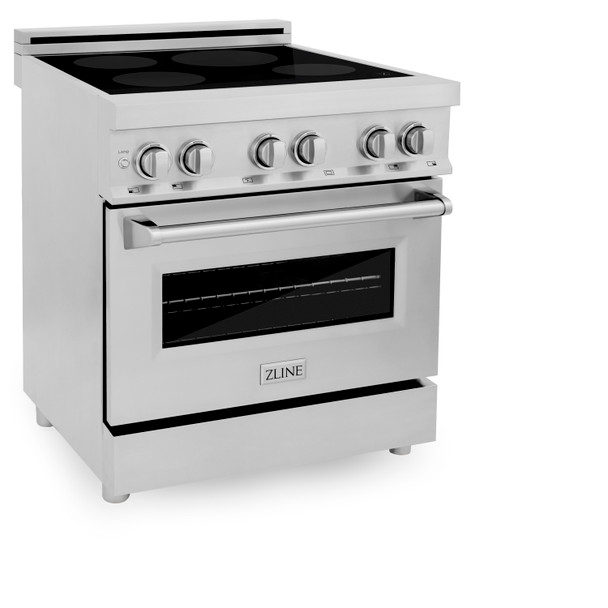ZLINE 30" 4.0 cu. ft. Induction Range with a 4 Element Stove and Electric Oven in Stainless Steel RAIND-30