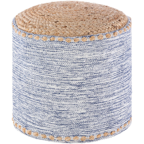 Surya Kai KAPF-001 16"H x 18"W x 18"D Pouf