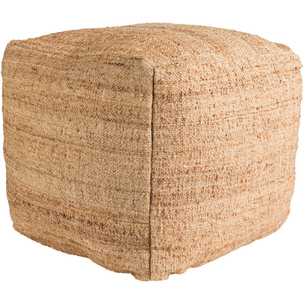 Surya Seaport SEPF-001 18"H x 18"W x 18"D Pouf