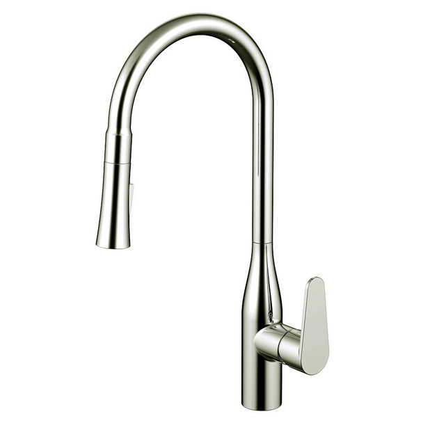 Daweier Single-lever Pull-out Kitchen Faucet, Brushed Nickel EK7861183BN
