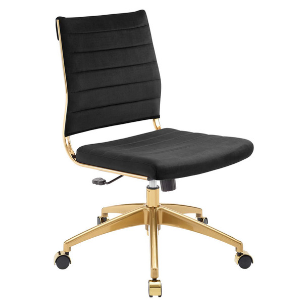 Modway EEI-4280 Jive Armless Mid Back Performance Velvet Office Chair