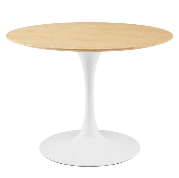 Modway EEI-5172-WHI-NAT Lippa 40" Dining Table - White/Natural