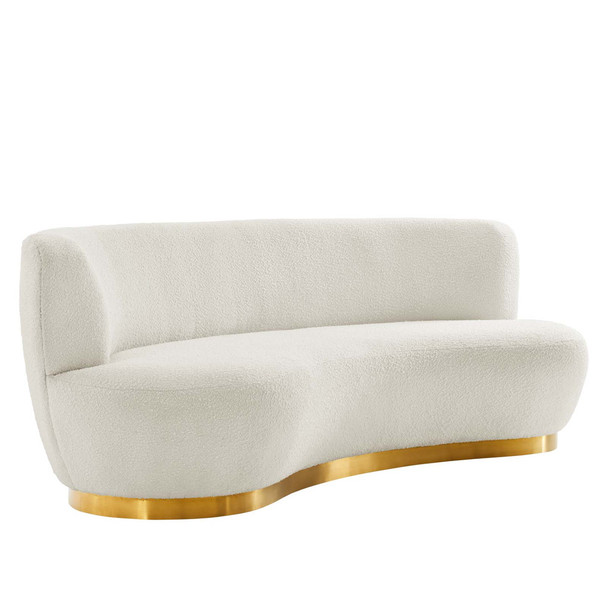 Modway EEI-5487-GLD-IVO Kindred Upholstered Fabric Sofa - Gold/Ivory