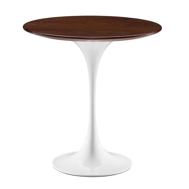 Modway EEI-5679-WHI Lippa 20" Round Side Table