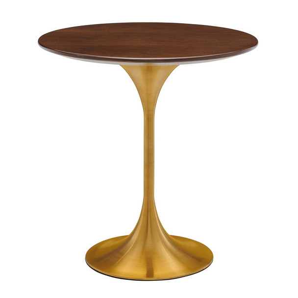 Modway EEI-5684-GLD Lippa 20" Round Side Table