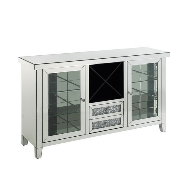 ACME AC00525 Noralie Wine Cabinet with LED