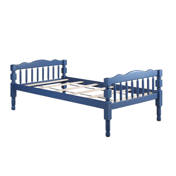 ACME BD00865 Homestead Dark Blue Twin/Twin Bunk Bed