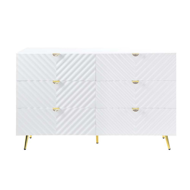 ACME BD01037 Gaines White Dresser