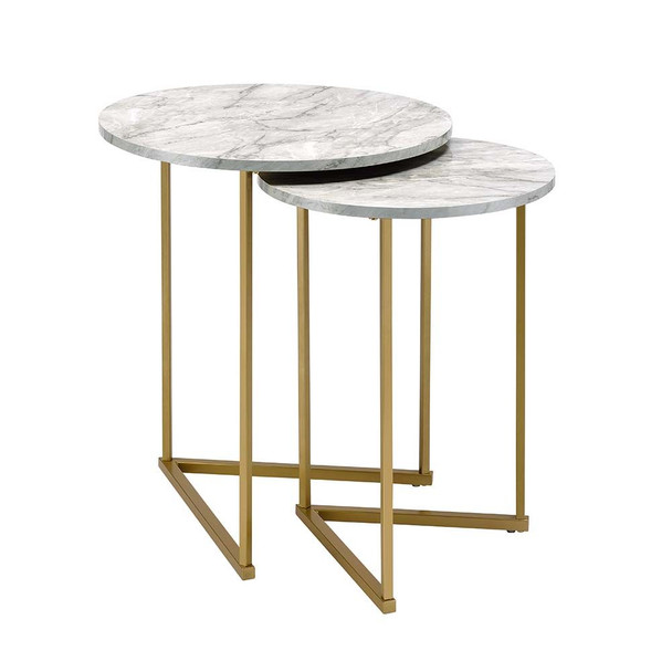 ACME LV01087 Garo Nesting Table