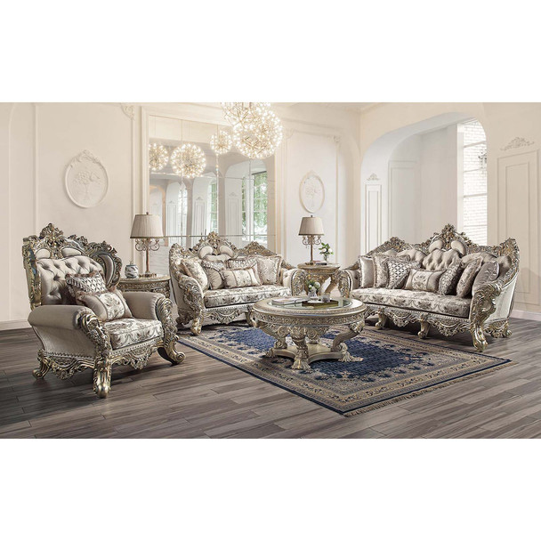 ACME LV01194 Danae Loveseat with 5 Pillows