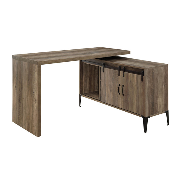 ACME OF00006 Zakwani Rustic Oak Writing Desk