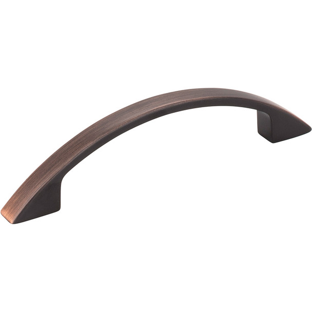 Elements 96 mm Center-to-Center Brushed Oil Rubbed Bronze Arched Somerset Cabinet Pull 8004-DBAC