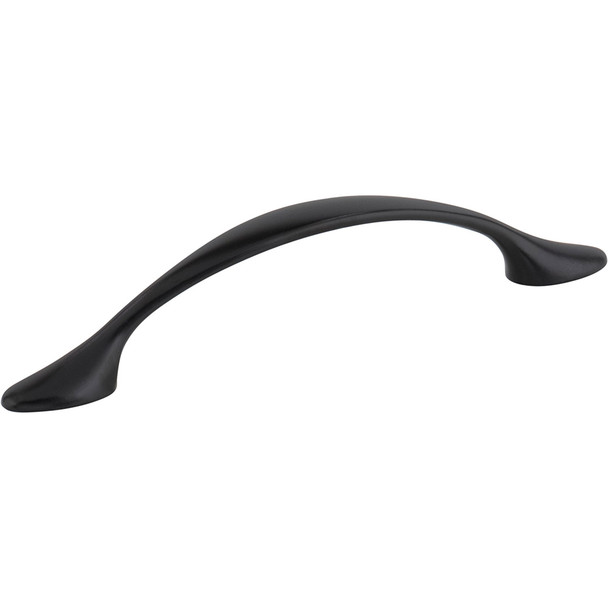 Elements 96 mm Center-to-Center Matte Black Arched Somerset Cabinet Pull 80814-MB