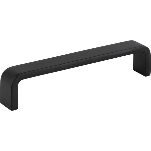 Elements 128 mm Center-to-Center Matte Black Square Asher Cabinet Pull 193-128MB