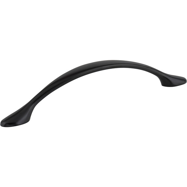 Elements 128 mm Center-to-Center Matte Black Arched Somerset Cabinet Pull 80815-MB