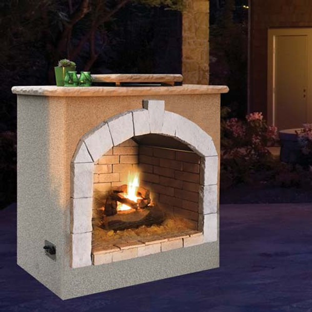 CAL FLAME 48 Inch Outdoor Fireplace - FRP-906-1