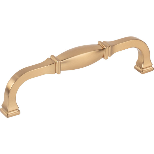 Jeffrey Alexander 128 mm Center-to-Center Satin Bronze Audrey Cabinet Pull 278-128SBZ