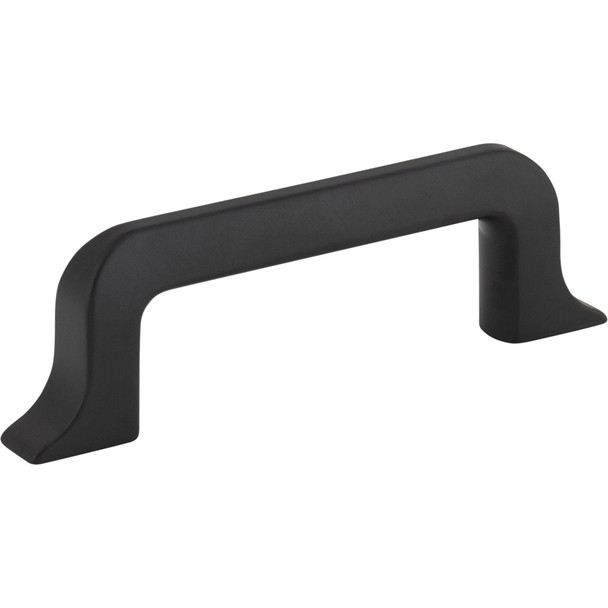 Jeffrey Alexander 3" Center-to-Center Matte Black Callie Cabinet Pull 839-3MB