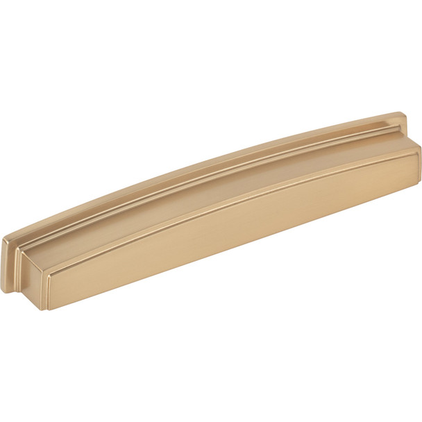 Jeffrey Alexander 192 mm Center Satin Bronze Square-to-Center Square Renzo Cabinet Cup Pull 141-192SBZ
