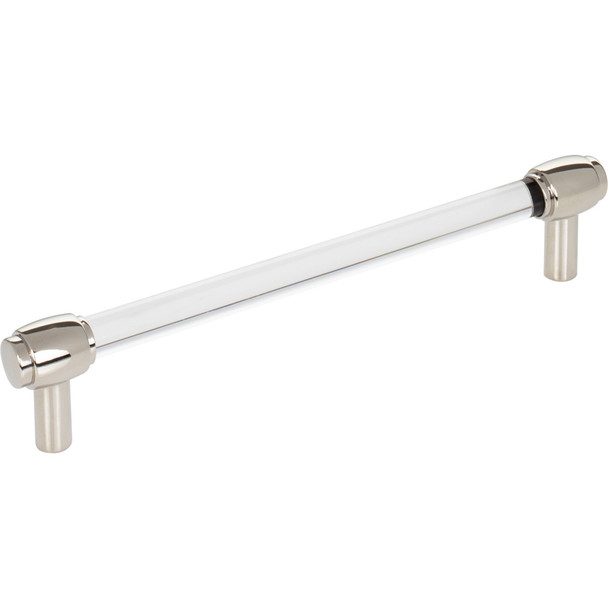 Jeffrey Alexander 160 mm Center-to-Center Polished Nickel Carmen Cabinet Bar Pull 775-160NI