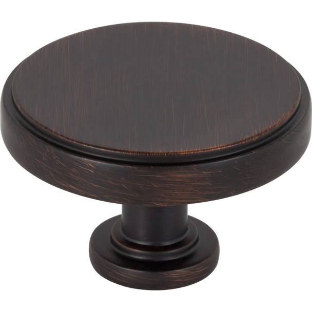 Jeffrey Alexander 1-3/4" Overall Length Brushed Oil Rubbed Bronze Richard Cabinet Knob 171L-DBAC