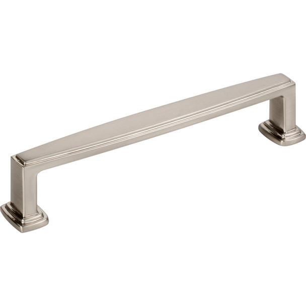 Jeffrey Alexander 128 mm Center-to-Center Satin Nickel Richard Cabinet Pull 171-128SN