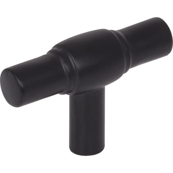 Jeffrey Alexander 2" Matte Black Hayworth Cabinet "T" Knob 885L-MB