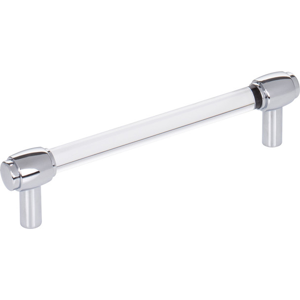 Jeffrey Alexander 128 mm Center-to-Center Polished Chrome Carmen Cabinet Bar Pull 775-128PC