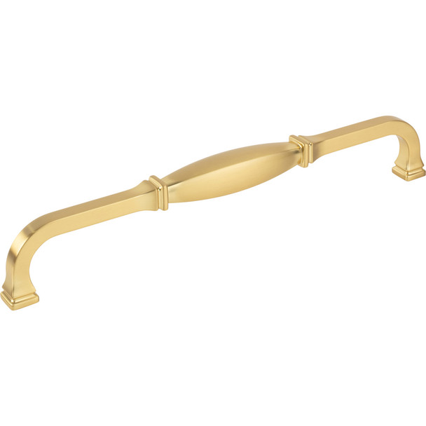 Jeffrey Alexander 18" Center-to-Center Brushed Gold Audrey Appliance Handle 278-18BG