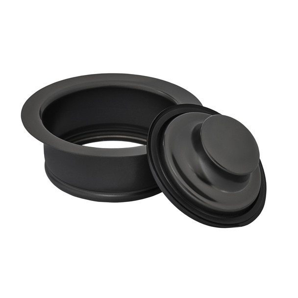 Ruvati Garbage Disposal Flange for Kitchen Sinks - Gunmetal Black Stainless Steel - RVA1041BL