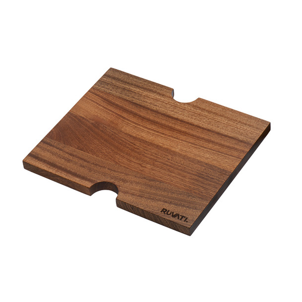 Ruvati 13 x 11 inch Solid Wood Replacement Cutting Board for RVH8215 and RVQ5215 workstation sinks - RVA1215