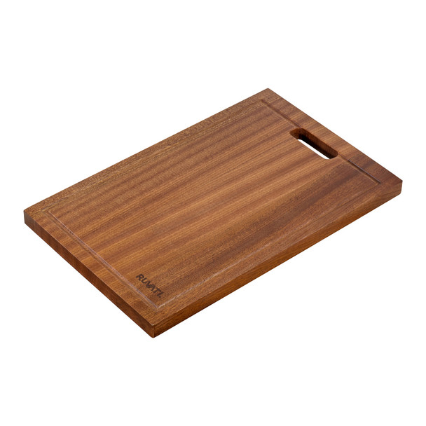 Ruvati 17 x 11 inch Solid Wood Replacement Cutting Board for Ruvati Workstation Sinks - RVA1217