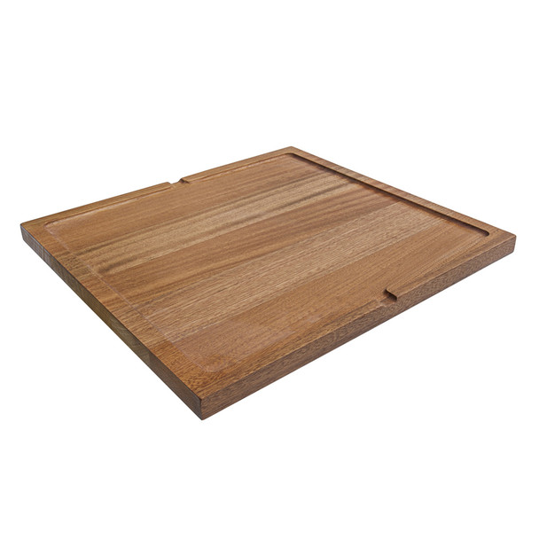 Ruvati 17 x 16 inch Solid Wood Dual-Tier Replacement Cutting Board for Ruvati Workstation Sinks - RVA1233