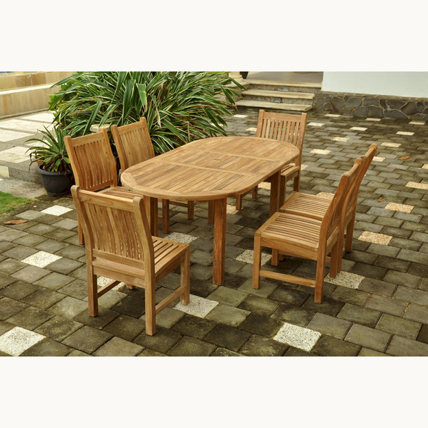 Anderson Bahama Sahara 7-Pieces 8' Rectangular Dining Set - Set-82