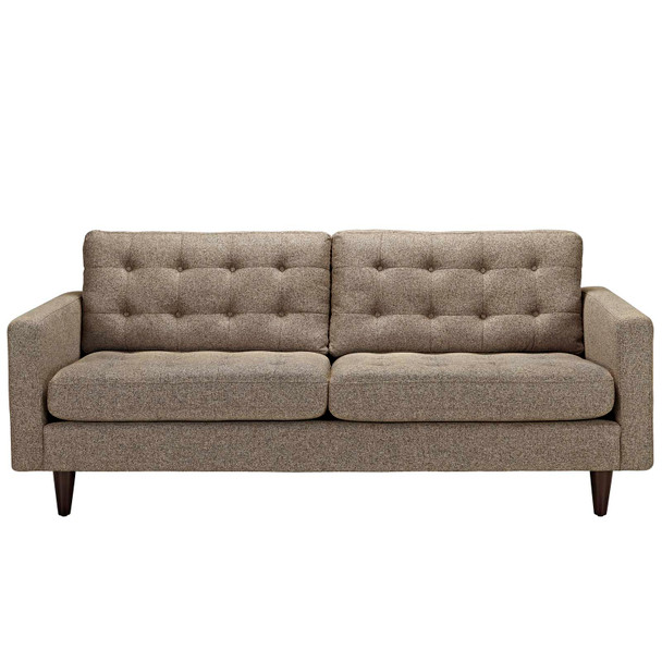 Modway Empress Upholstered Fabric Sofa EEI-1011-OAT Oatmeal EEI-1011-OAT