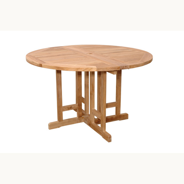 Anderson Butterfly 47" Round Folding Table - TBF-047BR