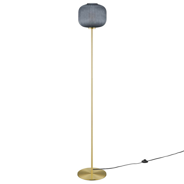 Modway Reprise Glass Sphere Glass and Metal Floor Lamp EEI-5623