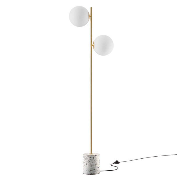 Modway Logic Terrazzo Floor Lamp EEI-5628-WHI