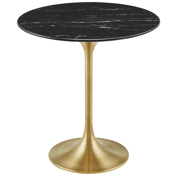 Modway Lippa 20" Round Artificial Marble Side Table EEI-5685