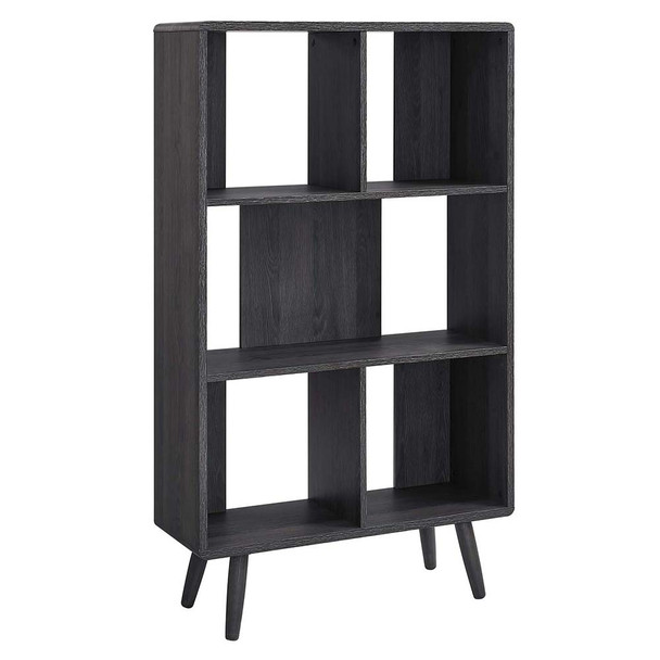 Modway Transmit 5 Shelf Wood Grain Bookcase - EEI-5743