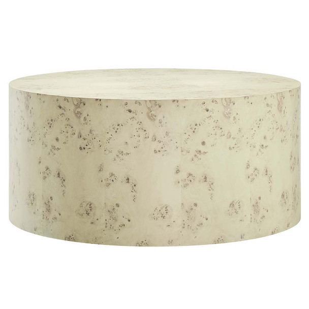 Modway Cosmos 35" Round Burl Wood Coffee Table - EEI-6274