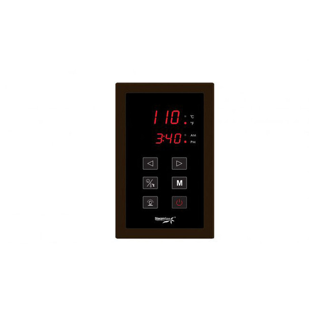 SteamSpa Oasis Touch Panel Control Kit in Brushed Nickel - OATPKBN
