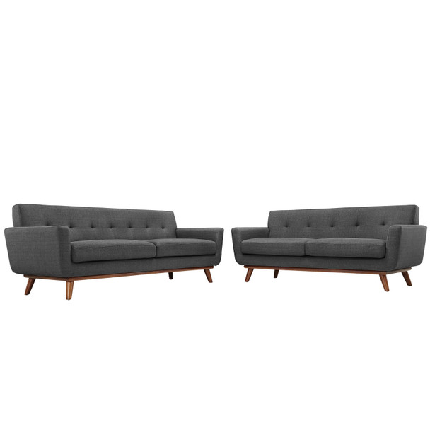 Modway Engage Loveseat and Sofa Set of 2 EEI-1348-DOR